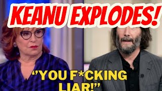 Keanu Reeves Walks Off ‘The View’ After Joy Behar Crosses the Line