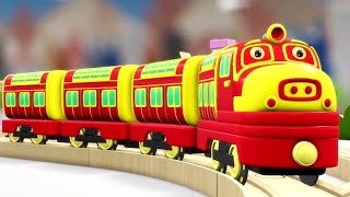 Train Cartoon For Kids Toy Videos For Kids - SKY TOYS Choo Choo TRAIN