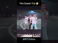 bts "butter" live, las vegas #jungkook #jin #taehyung chaotic trio #btslive #btslasvegas #btsconcert