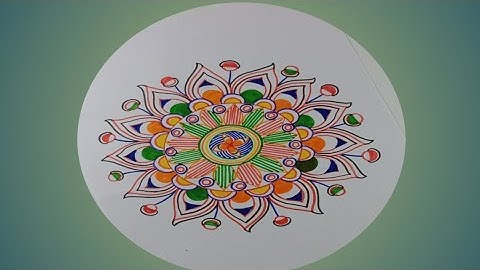 A beautiful alpona design and rongali design.practical khata design for students.subrata art