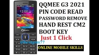 QMobile G3 PASSWORD REMOVED AND FORMATE ANDE READ CODE AND BOOT KEY #Qmobile #QmobileG3