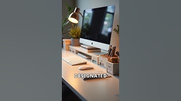 3 Simple Steps to a Clean and Productive Desk #WorkspaceTips