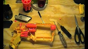 NERF: How To Mod A Maverick Rev-6 Blaster
