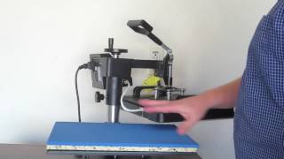 How To Use 5 In 1 Digital Heat Press Machine Shareprofit Heat Press Swing Away Hat Press