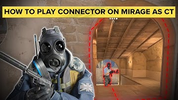 How to Play Connector on Mirage as CT - Lesson by CS2 Coach Hecklerr