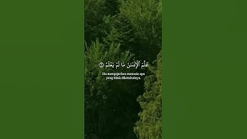 سورة العلق #AlQuran #QuranicTale