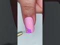 Pink purple french nail manicure how to shorts summernails nails springnails  manicure