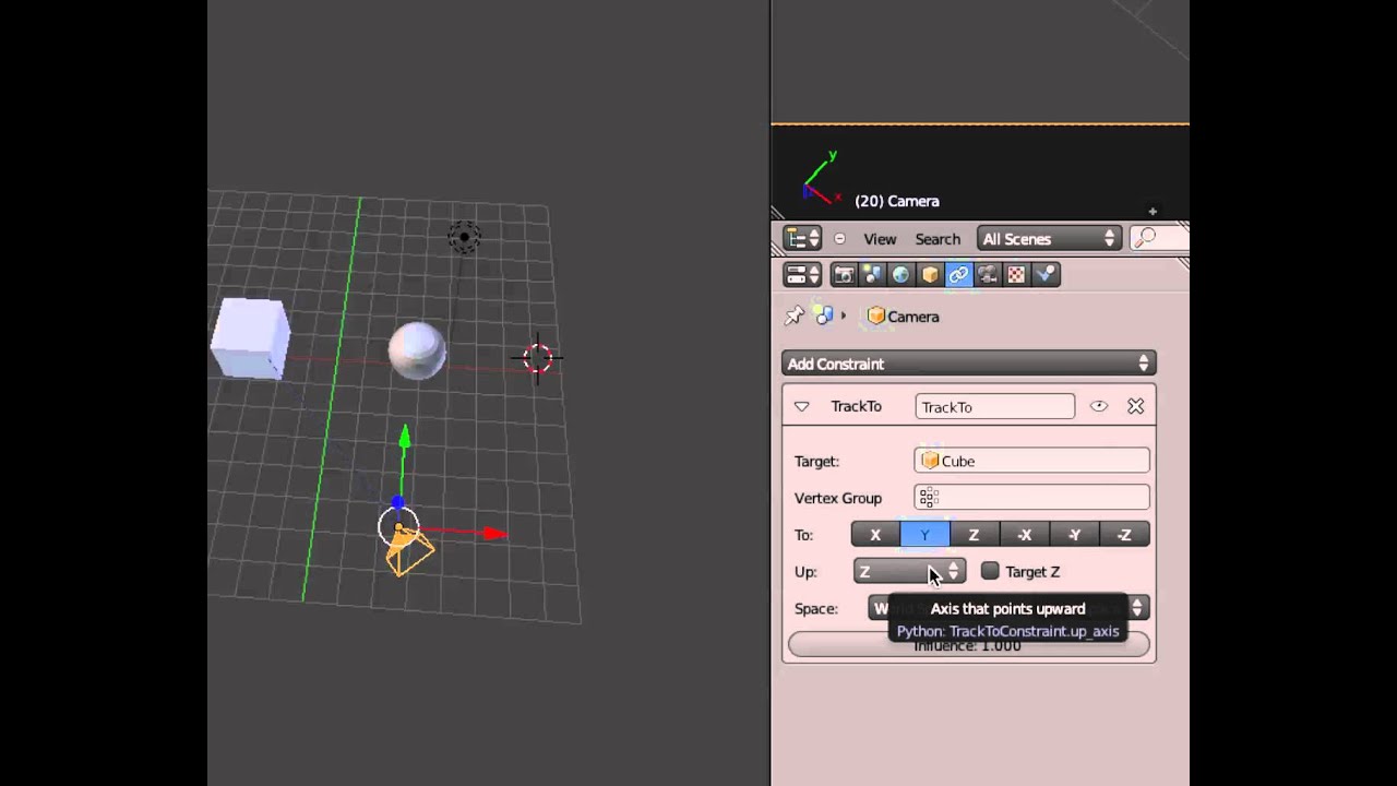 how to use camera in blender