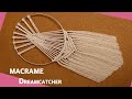 DIY Macrame Dreamcatcher / 마크라메  / マクラメ / Макраме / Macramé / Makramee / makrome / ঝালর / म्याक्राम