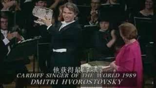 Dmitri Hvorostovsky - Receiving The Crystal Trophy