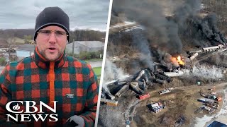 Two Months After Ohio Train Derailment, Signs of Disaster are Ever-Present