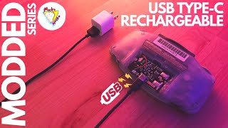USB TYPE C RECHARGEABLE BATTERY GAME BOY ADVANCE MOD from Retro Modding | Retro Renew screenshot 4