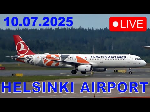 馃敶 LIVE Helsinki Airport Plane Spotting (EFHK/HEL)