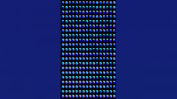 336 Rotating Cubes In Godot3D Creating Wave Pattern #3danimation #godot #animation #madewithgodot