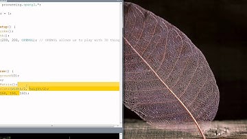 Processing Tutorial 5 - Basic 3D