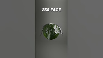 Cloth Simulation from 1 Face to 4096 Faces ⚡