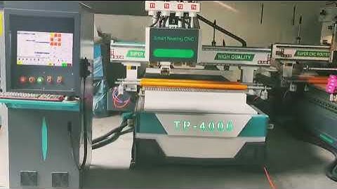 Máy CNC cắt nội thất gỗ công nghiệp. Máy cnc 4 đầu cắt.