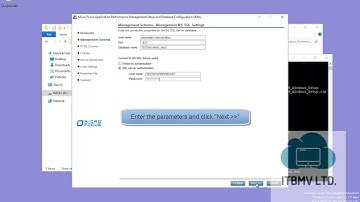 Install and configure MF APM 9.50 on MS windows 2016