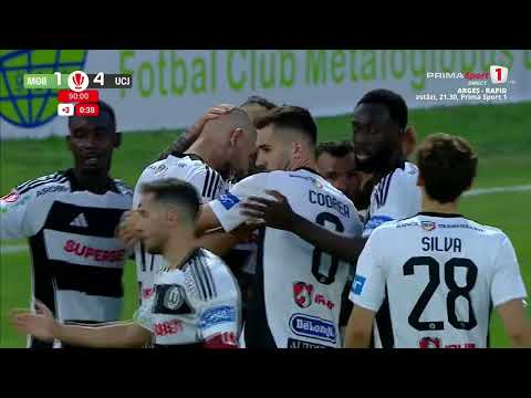 GOOOL! Metaloglobus - U Cluj 1-4. Lukic face ”dubla” din pasa lui Macalou