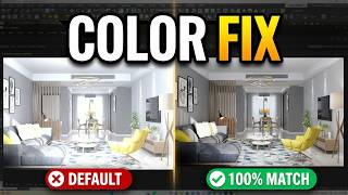 3dsmax Render color match in vantage Render | kaboomtechx