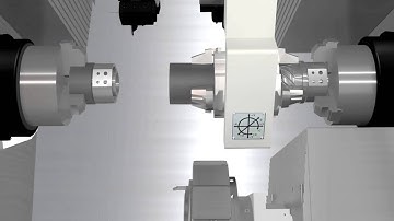 Vturn Q200 with gantry robot 3D animation
