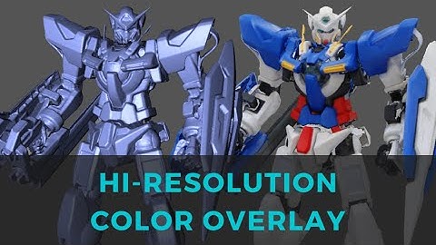 Map High Resolution Color Images To Any 3D Scan Using Free Tools