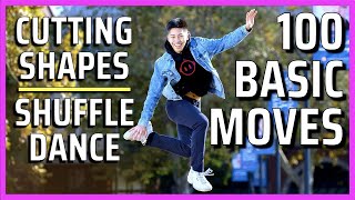 100 SHUFFLE DANCE STEPS | 100 FOOTWORK DANCE MOVES | BEGINNERS SHUFFLE DANCE TUTORIAL by kentobaby