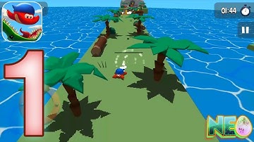 Kraken Land Adventures: Gameplay Walkthrough Part 1 - Level 1 - 4 Completed (iOS, Android)