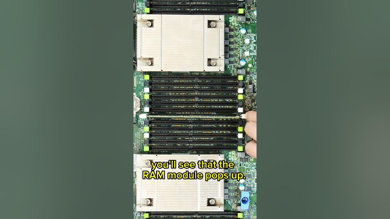 how-to-reseat-ram-in-a-dell-poweredge-server-youtube