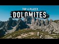 TOP 6 DOLOMITES destinations you MUST visit!