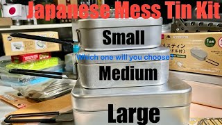 Japanese Mess Tin Cooking Kit which one will you choose to get. V#001