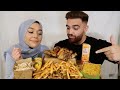 NANDOS MUKBANG - CHARGRILLED CHICKEN, CORN, COLESLAW, SPICY RICE, CHIPS