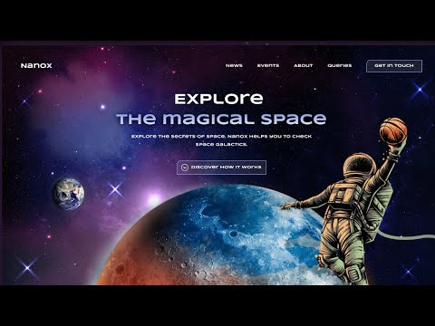 Designing the Future: Space Website UI Exploration || HTML CSS only