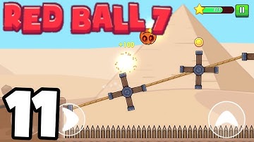 Red Ball 7 | Gameplay Walkthrough | Level 101-110 | #11