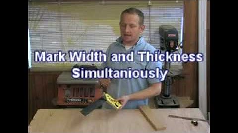 MPOWER - M3Square Woodworking Tool - 3 dimensional Try Square and Marking Gauge