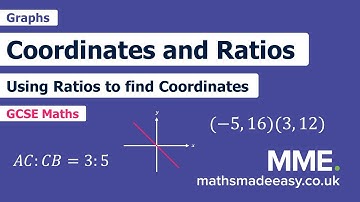 Graphs - Coordinates and Ratios