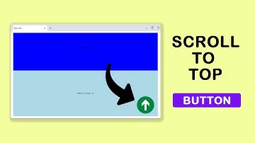How To Create Scroll To Top Or Back To Top Button Using HTML CSS And JavaScript Bangla  Step By Step
