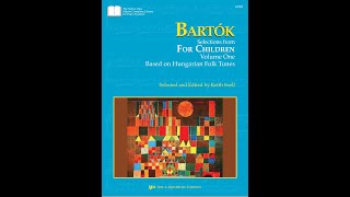 Bartók: For Children, Vol. 1, No. 1 "Children at Play"
