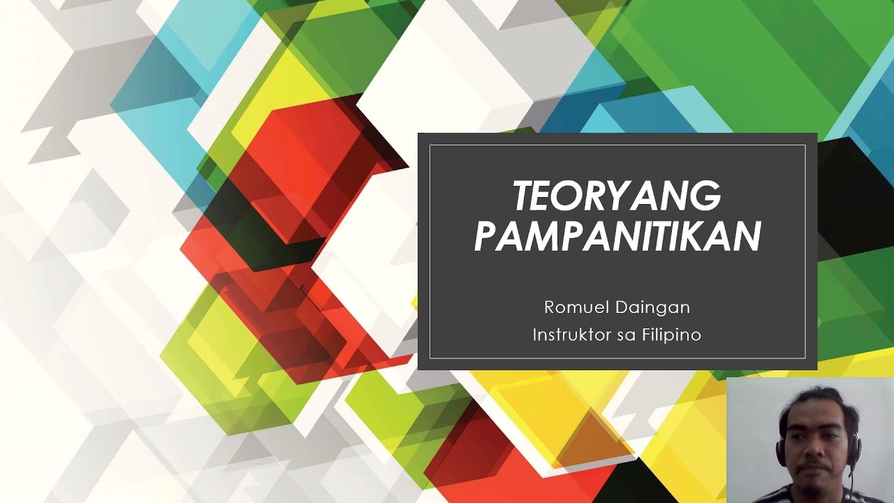 TEORYANG PAMPANITIKAN Pampelikula