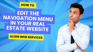 How-To Guide | Editing your Navigation Menu | ALIGN WEB SERVICES