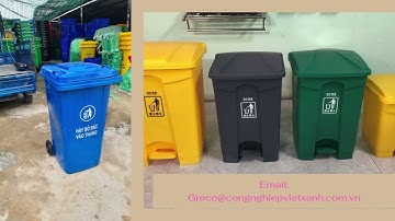 Việ Xanh - Chuyên CC thùng rác, thùng phân loại rác  nhựa composite,  nhựa HDPE,  inox,  gạt tàn ...