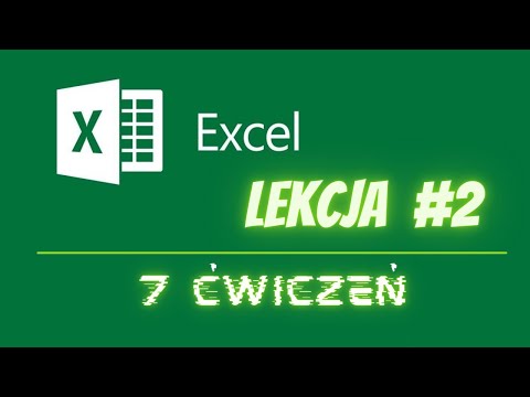 Arkusz Kalkulacyjny #2 Siedem pierwszych ćwiczeń - zadania z rozwiązaniem - kurs Excel