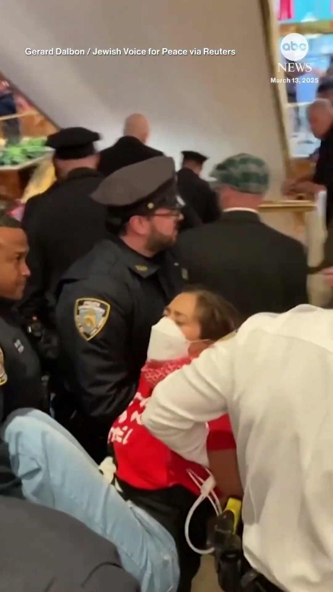 Protesters arrested at Trump Tower sit-in for detained activist Mahmoud Khalil