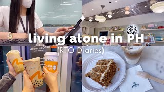 living alone in the PH  | days in my life as a corporate girly, mbakery in BGC, cooking vlogs