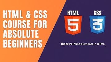 🔴 HTML & CSS Tutorial for Beginners #15 | Block Level Element vs Inline Element in HTML