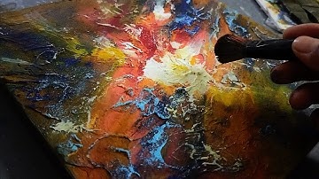 Mastering TEXTURED Art On Canvas: ABSTRACT ACRYLIC Painting Tutorial - Step by Step