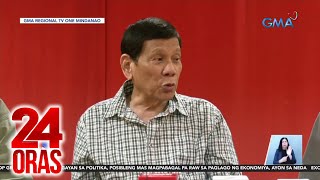 "MAGPA-DRUG TEST TAYO" - Hamon ni ex-Pres. Duterte kay PBBM | 24 Oras