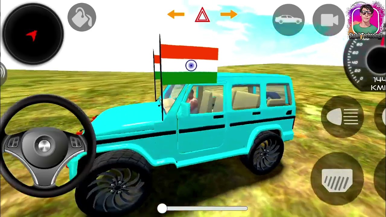 Red Thar Car Game | Crazy Stunts & Offroad Adventure Gameplay