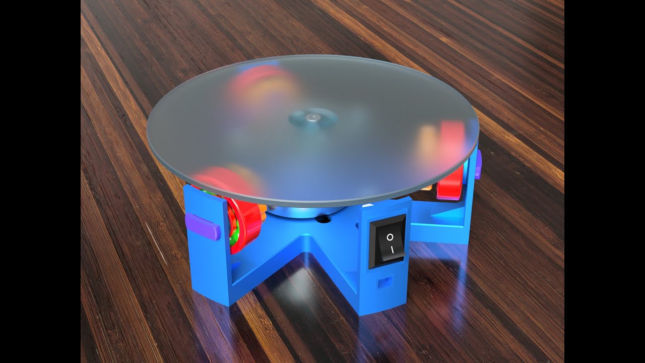 360 rotating display stand plate YouTube