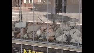 2025-08-11 Eerste fase sloop Peperstraat in volle gang